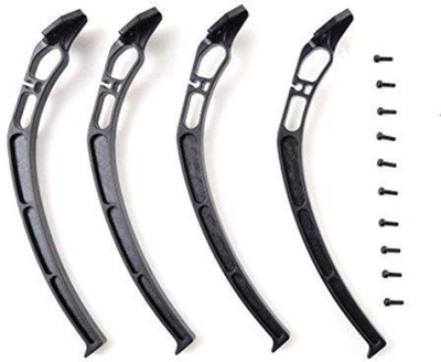 

KitsGuru (1 Set) universal Tall Landing gear skids DJI F450 F550 FPV Black or White Electronic Components Electronic Hobby Kit