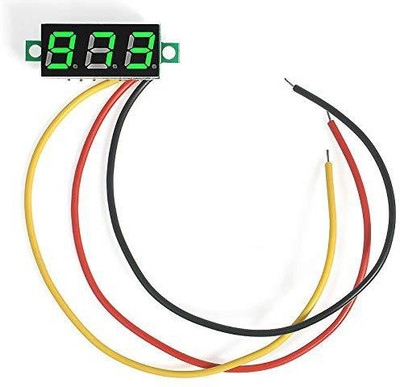 

ARDUINO M193 Mini DC 0-100V GREEN LED Panel Voltage Meter 3-Digital Display Voltmeter Meter Electronic Hobby Kit