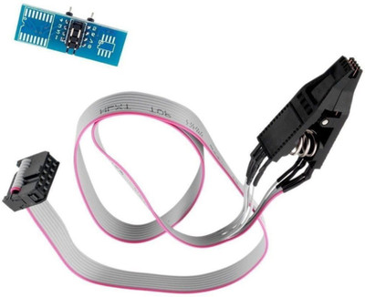 

KitsGuru SOIC8 SOP8 Flash Chip IC Test Clips Socket Adpter BIOS/24/25/93 Programmer Electronic Components Electronic Hobby Kit