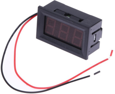 

KitsGuru 0.56 inch Digital LED Red Voltmeter Panel DC 3.2V - 30V Electronic Components Electronic Hobby Kit