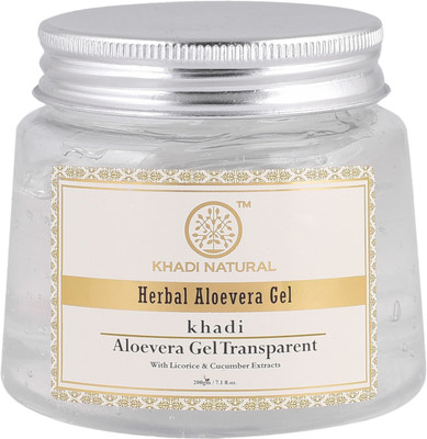 

Khadi Natural AYURVEDIC ALOEVERA GEL (TRANSPARENT )(200 g)