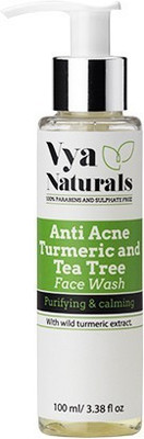 

Vya Naturals Anti Acne Turmeric and Tea Tree Facewash Face Wash(100 ml)