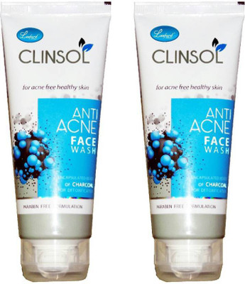 

Clinsol Anti Acne Charcoal Face wash 70g (Pack of 2) Face Wash(70 g)
