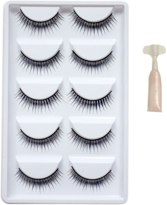 

YEMIX Styling Eyelash Day and Night Pack with Glue(Pack of 5)