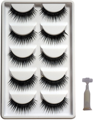 YEMIX Styling Eyelash Day and Night Pack with Glue(Pack of 5)