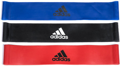 

ADIDAS Mini band Fitness Band(Multicolor, Pack of 3), Red;blue and black