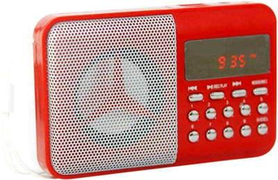 

OYD Digital BT246 FM Radio Music Player support recording , usb pendrive, aux in FM Radio(Red)