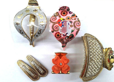 

NERR Designs Hair Clutcher-Set of 5 Hair Accessory Set(Multicolor)