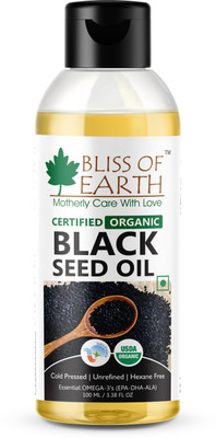 

Bliss of Earth 100% Organic Black Seed Oil | Kalonji Oil Hair Oil(100 g)