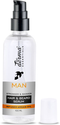 

True Derma Essentials Hair & Beard Serum - Infused with Argan Oil(100 ml)