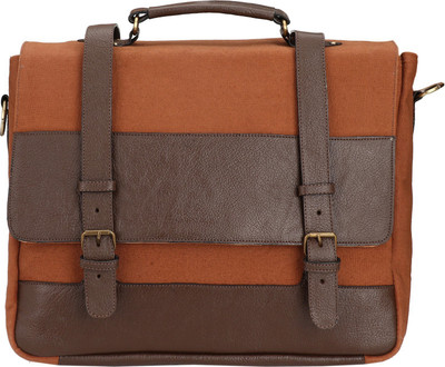 

U Carry Me Messenger Bag(Brown, Tan)