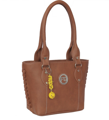 

FD Fashion Soft Shoulder Bag(Brown)