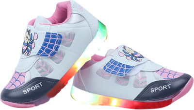 

LNG Lifestyle Boys & Girls Velcro Running Shoes(Pink, Pink3