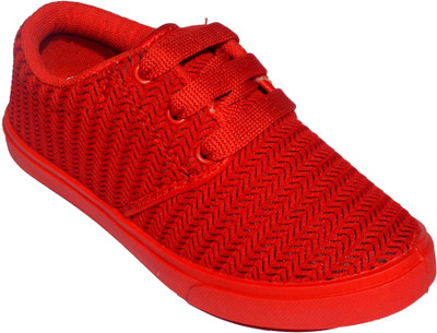 

BUNNIES Boys Lace Dancing Shoes(Red