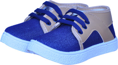 

PU ZIKZAK Boys & Girls Slip on Sneakers(Blue