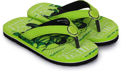 

Marvel Boys Slip On Slipper Flip Flop(Green