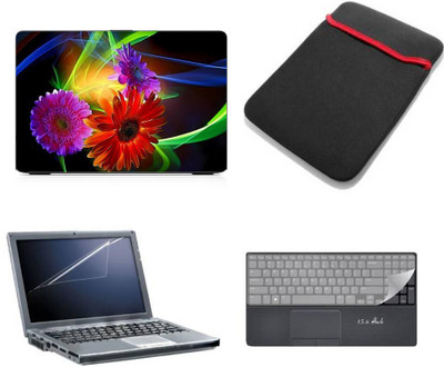 

PUNIX Zodiac Leo Sign Wallpaper Laptop Skin Sticker Decal Key Guard Key Guard Laptop Sleeve 4 In 1 Combo For All 15.6 Inch Laptop Combo Set(Multicolor)