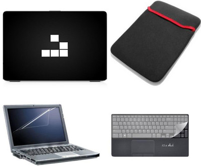 

PUNIX Games Wallpaper Laptop Skin Sticker Decal Key Guard Key Guard Laptop Sleeve 4 In 1 Combo For All 15.6 Inch Laptop Combo Set(Multicolor)