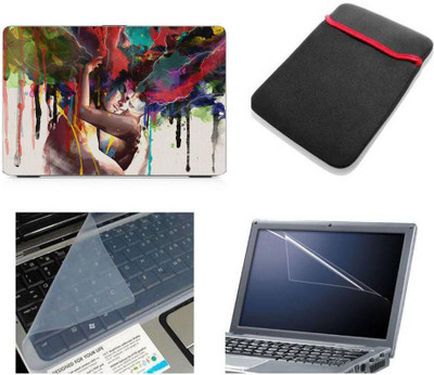 

PUNIX Abstract Lovers Painting Wallpaper 4 In 1 Combo Pack With Laptop Skin Sticker Decal, Laptop Sleeve Pouch, Key Guard, Screen Protector For All 15.6 Inch Laptop Combo Set(Multicolor)