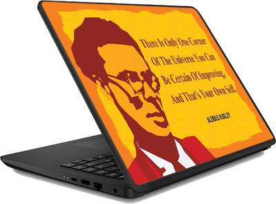 

Crafty Worth There Is Only One Corner Laptop Skin Sticker (14 to 14.9 inch) | Typography Paper Laptop Decal 14.9