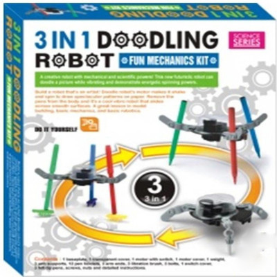 

MA Products 3 in 1 Dooding Robot for Kids Learning & Education(Multicolor)