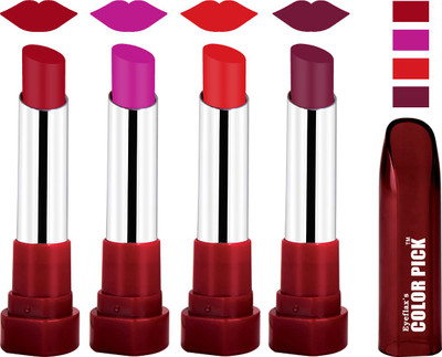 

eyeflax's colorpick SILK TOUCH MATTE MULTICOLOR LIPSTICK COMBO 5(MULTICOLOR, 14 g)