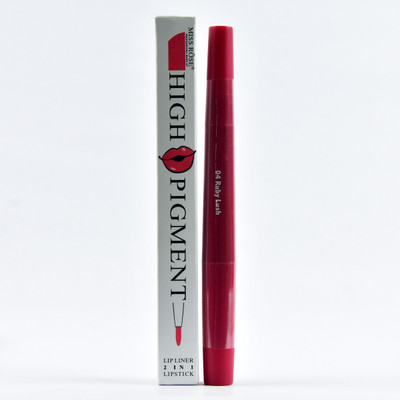 

Miss rose double head matte lipstick and lip liner pink colour love bug. 46(pink)