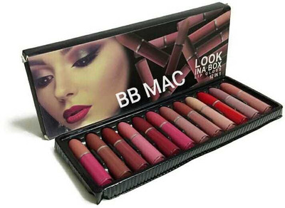 

BB MAC ORIGINAL IMPORTED SHINING LIP GLOSS ULTRA SMOOTH MULTICOLOR COMBO PACK OF 12(MULTICOLOR)