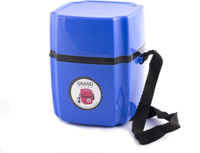 

HAANS grand3blueplastic_SM 3 Containers Lunch Box(900 ml), Blue