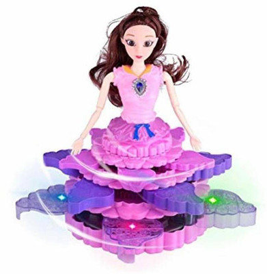 

Viuem Dancing Doll With 360 degree rotation with Lights and Musical Toys For Kids(Multicolor)