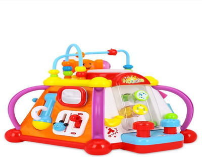 

GRYPTON Baby Toy Musical Instrument Activity Cube Play Center(Multicolor)
