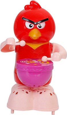 

CREATIVEVILLA RED ANGRY BIRD DRUMMER MUSICAL TOY WITH ROTATIONAL LIGHT - CVPTMT07(Yellow)