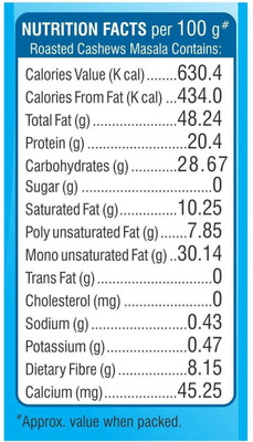 

STARNUTS SN2 Cashews(170 g, Vacuum Pack)