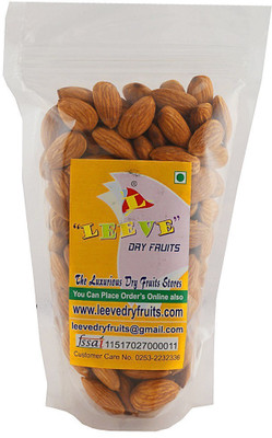 Leeve Dry fruits California Almonds(200 g, Pouch)