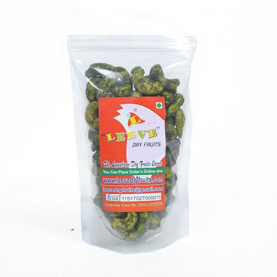 

Leeve Dry fruits Green Chilli Cashew Nuts Cashews(400 g, Pouch)