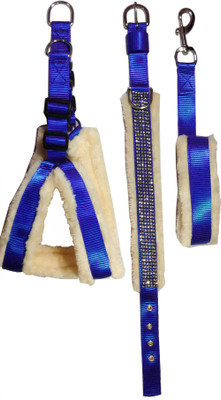 

Petshop7 Dog Harness & Leash(, Blue