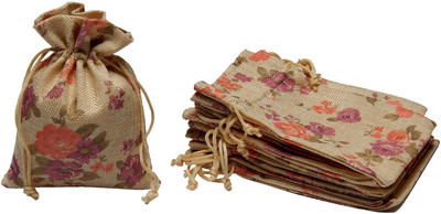 

Lifekrafts Linen Drawstring Bags, Pouches, Potlis|Size - 13 * 9.5 cms|Gifts Bags for Return Gifts Wedding,Festivals,Function,Showers|Add Charm to Your Gift Presenting| Purple Colour | Pack Of 50| Pouch(Purple)