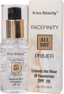 Kiss Beauty FACE FINITY Primer  - 30 ml(TRANSPRENT)