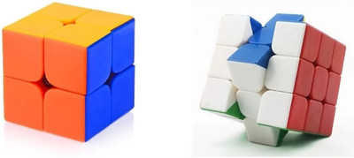

SANJARY good quality high speed 3x3x3 and 2x2 magic cubes (2 Piece) (multi-colour)(2 Pieces)