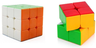 

SANJARY high speed 3x3x3 and 2x2 magic cubes (2 Piece) (multi-colour)(2 Pieces)
