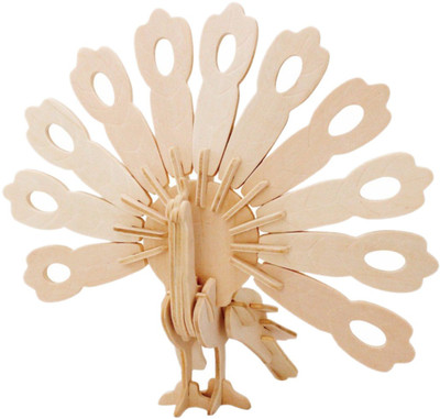 

Tootpado 3D Wooden Puzzle Peacock - (1TNG254)(1 Pieces)
