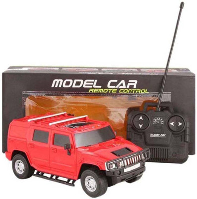 Global Rechargeable Remote Control Hummer Car 1:24 (Red)(Red)