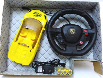 

ExaltedCollection Ben 10 Full Function Remote Control Car Toy With Rechargeable Batteries (Yellow)(Yellow)