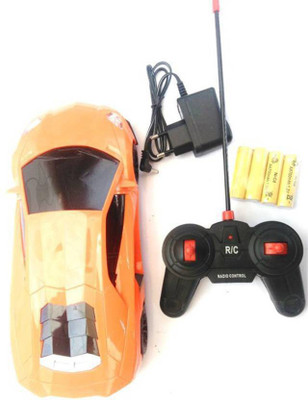 

ExaltedCollection Model car Remote control rechargeable full function car for kids (Orange)(Orange)