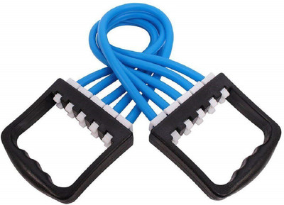 

Apex Adjustable Rubber Chest Expander Muscle Pulling Exerciser Shoulder Fitness Resistance Tube(Blue)