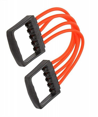 

Apex Adjustable Rubber Chest Expander Rubber Tubes Muscle Pulling Exerciser Shoulder Resistance Tube(Red)
