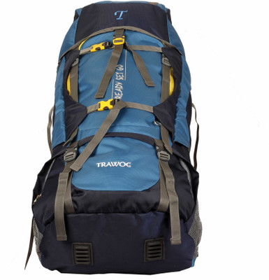 

TRAWOC 6-SB-Trekking Bag Hiking Backpack Travel Rucksack - 60(Blue)