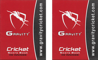 Gravity G-48 Cricket Scorebook(Scores 96 Matches)