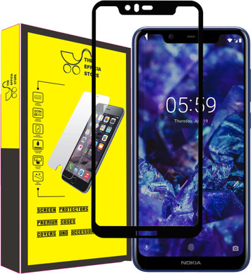 Efficia Edge To Edge Tempered Glass for Nokia 5.1 Plus(Pack of 1)