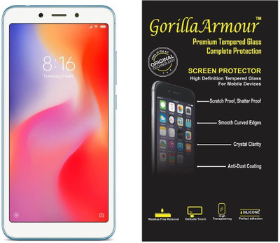 Gorilla Armour Tempered Glass Guard for Mi Redmi 6A(Pack of 1)